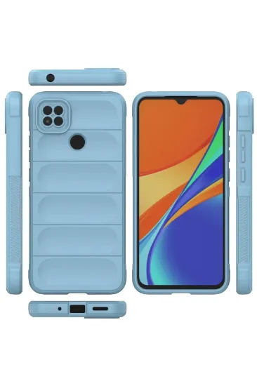 Newface Xiaomi Redmi 9C Kılıf Optimum Silikon - Sky Blue resmi
