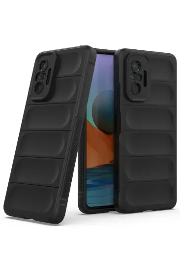 Newface Xiaomi Redmi Note 10 Pro Kılıf Optimum Silikon - Siyah resmi