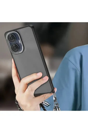 Newface Realme C55 Kılıf Elegant Kapak - Derin Mor resmi
