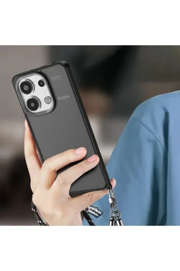 Newface Xiaomi Redmi Note 13 4G Kılıf Elegant Kapak - Açık Mavi resmi