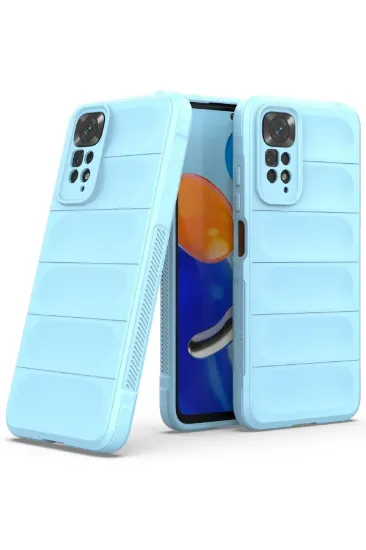 Newface Xiaomi Redmi Note 11 Kılıf Optimum Silikon - Sky Blue resmi