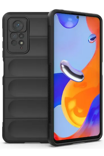 Newface Xiaomi Redmi Note 11 Pro Kılıf Optimum Silikon - Siyah resmi