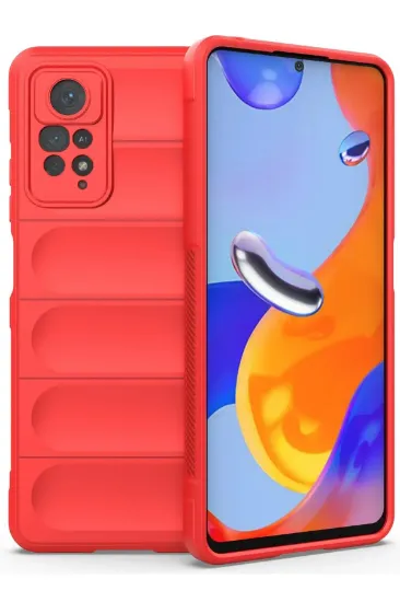 Newface Xiaomi Redmi Note 11 Pro Kılıf Optimum Silikon - Kırmızı resmi
