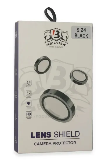Newface Samsung Galaxy S24 Bilvis Titan Kamera Lens - Siyah resmi