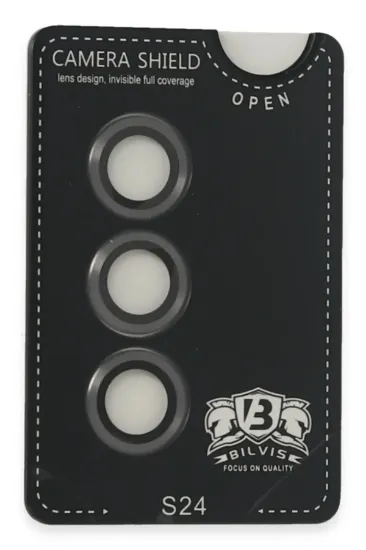 Newface Samsung Galaxy S24 Bilvis Titan Kamera Lens - Titan Gri resmi
