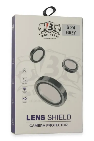 Newface Samsung Galaxy S24 Bilvis Titan Kamera Lens - Titan Gri resmi