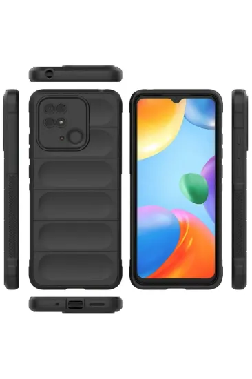 Newface Xiaomi Redmi 10C Kılıf Optimum Silikon - Siyah resmi