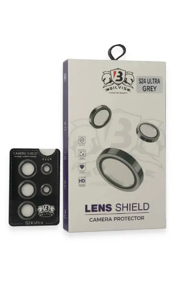 Newface Samsung Galaxy S24 Ultra Bilvis Titan Kamera Lens - Titan Gri resmi