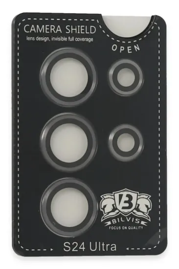 Newface Samsung Galaxy S24 Ultra Bilvis Titan Kamera Lens - Titan Gri resmi