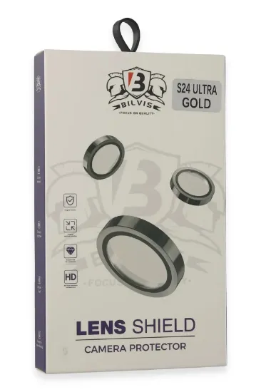 Newface Samsung Galaxy S24 Ultra Bilvis Titan Kamera Lens - Gold resmi