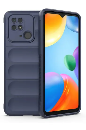 Newface Xiaomi Redmi 10C Kılıf Optimum Silikon - Lacivert resmi