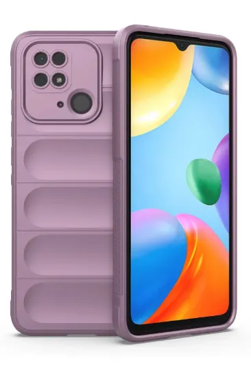Newface Xiaomi Redmi 10C Kılıf Optimum Silikon - Mor resmi