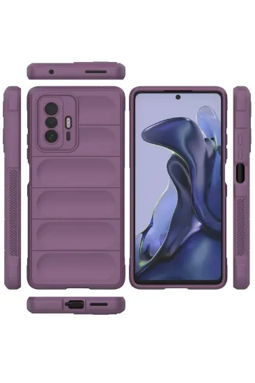 Newface Xiaomi Mi 11T Kılıf Optimum Silikon - Mor resmi