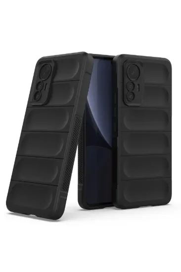 Newface Xiaomi Mi 12 Lite Kılıf Optimum Silikon - Siyah resmi