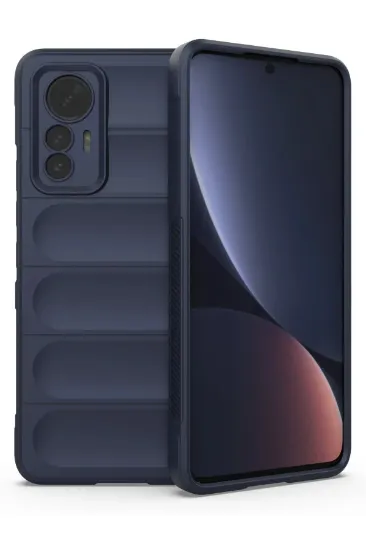 Newface Xiaomi Mi 12 Lite Kılıf Optimum Silikon - Lacivert resmi