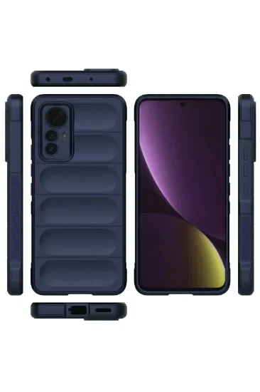 Newface Xiaomi Mi 12 Lite Kılıf Optimum Silikon - Lacivert resmi