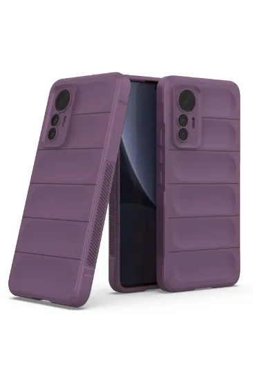 Newface Xiaomi Mi 12 Lite Kılıf Optimum Silikon - Mor resmi
