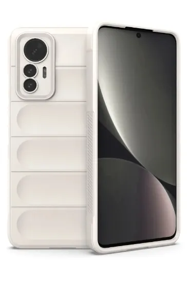 Newface Xiaomi Mi 12 Lite Kılıf Optimum Silikon - Krem resmi