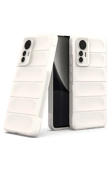 Newface Xiaomi Mi 12 Lite Kılıf Optimum Silikon - Krem resmi