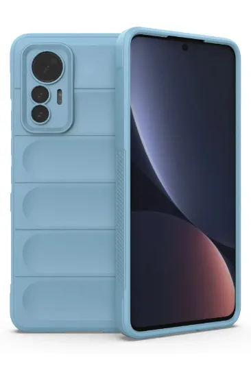 Newface Xiaomi Mi 12 Lite Kılıf Optimum Silikon - Sky Blue resmi
