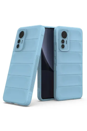 Newface Xiaomi Mi 12 Lite Kılıf Optimum Silikon - Sky Blue resmi