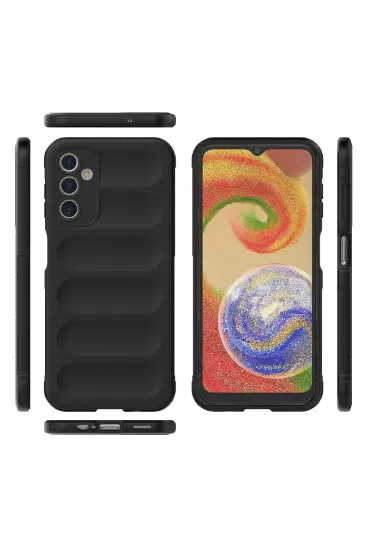 Newface Samsung Galaxy A14 4G Kılıf Optimum Silikon - Siyah resmi