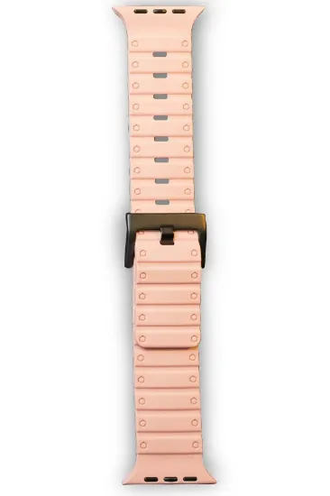 Newface Apple Watch 42mm Magnus Mıknatıslı Silikon Kordon - Yavruağzı resmi