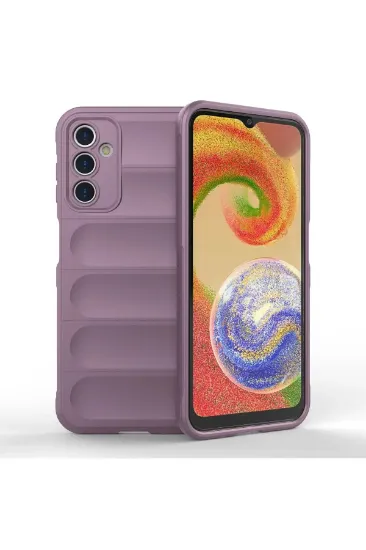 Newface Samsung Galaxy A14 4G Kılıf Optimum Silikon - Mor resmi
