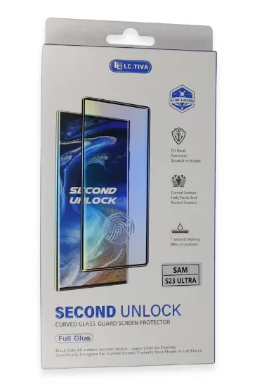 Newface Samsung Galaxy S23 Ultra Durable Full Glue Curved Cam resmi