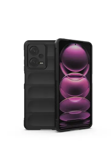Newface Xiaomi Redmi Note 12 4G Kılıf Optimum Silikon - Siyah resmi
