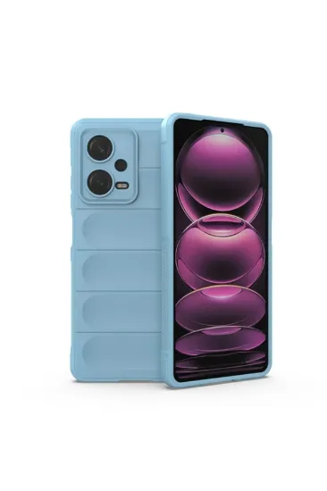 Newface Xiaomi Redmi Note 12 4G Kılıf Optimum Silikon - Sky Blue resmi