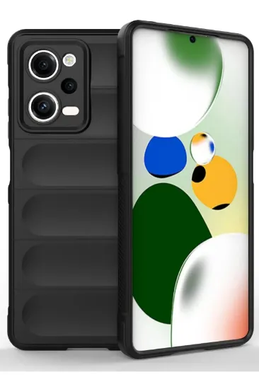 Newface Xiaomi Redmi Note 12 Pro 5G Kılıf Optimum Silikon - Siyah resmi