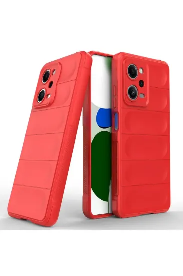Newface Xiaomi Redmi Note 12 Pro 5G Kılıf Optimum Silikon - Kırmızı resmi