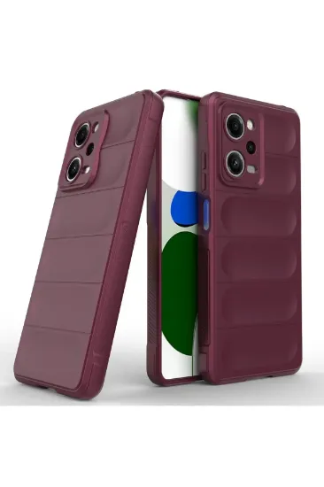 Newface Xiaomi Redmi Note 12 Pro 5G Kılıf Optimum Silikon - Bordo resmi