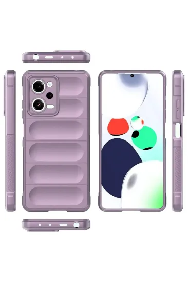 Newface Xiaomi Redmi Note 12 Pro 5G Kılıf Optimum Silikon - Mor resmi