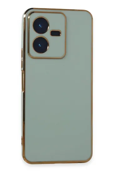 Newface Vivo Y22 2022 Kılıf Volet Silikon - Açık Yeşil resmi