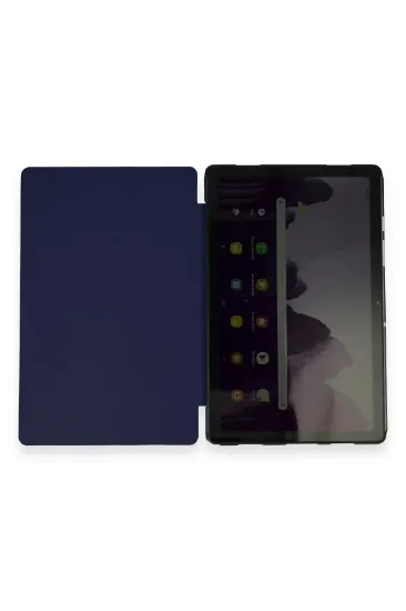Newface Samsung Galaxy T220 Tab A7 Lite 8.7 Kılıf Tablet Smart Kılıf - Lacivert resmi