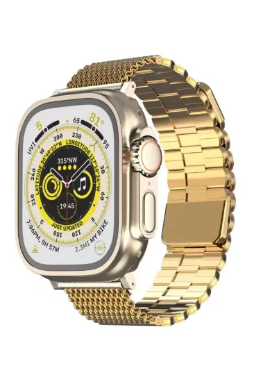 Newface Apple Watch 42mm Ascend Metal Kordon - Gold resmi