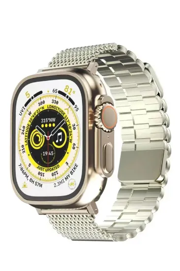 Newface Apple Watch 42mm Ascend Metal Kordon - Yıldız Işığı resmi