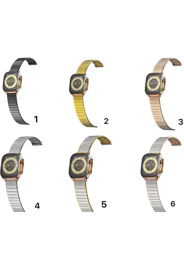 Newface Apple Watch 42mm Made Metal Kordon - Siyah resmi