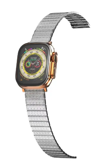 Newface Apple Watch 42mm Made Metal Kordon - Gümüş resmi