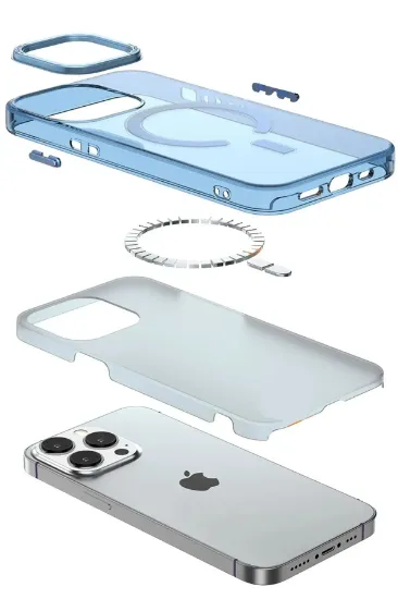 Newface iPhone 7 Plus Kılıf Troy Magsafe Kapak - Sarı resmi