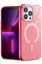 Newface iPhone 15 Pro Max Kılıf Troy Magsafe Kapak - Pembe resmi