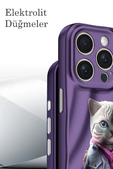 Newface iPhone 13 Pro Max Kılıf Crew Desenli Kapak - Çiçek resmi