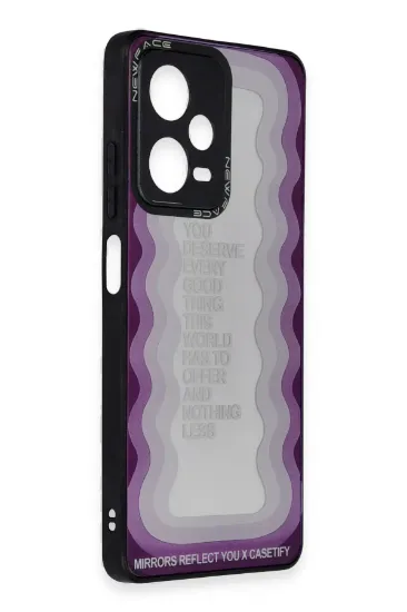 Newface Xiaomi Redmi Note 12 Pro 5G Kılıf Mirror Desenli Kapak - Mirror - 5 resmi