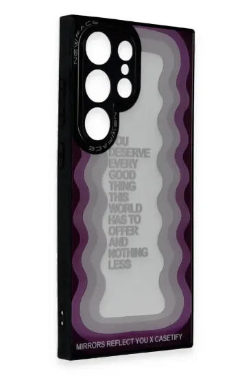 Newface Samsung Galaxy S23 Ultra Kılıf Mirror Desenli Kapak - Mirror - 5 resmi