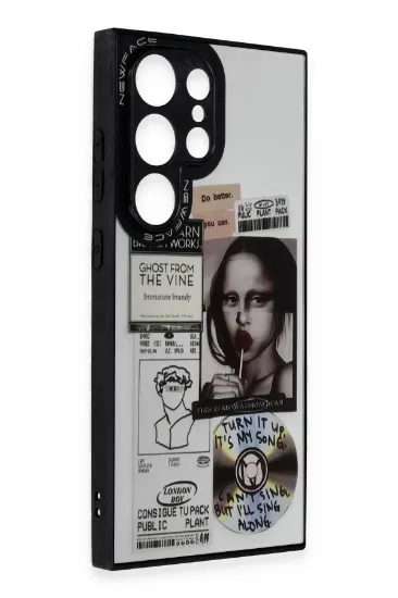 Newface Samsung Galaxy S24 Ultra Kılıf Mirror Desenli Kapak - Mirror - 2 resmi