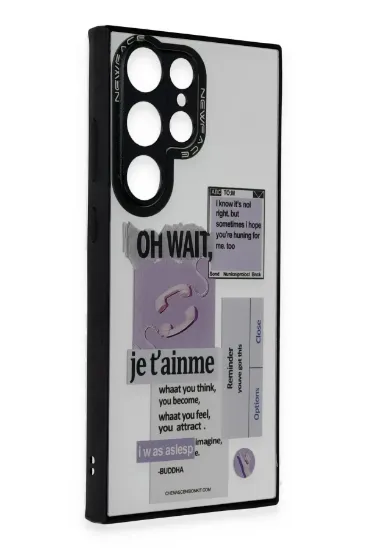 Newface Samsung Galaxy S24 Ultra Kılıf Mirror Desenli Kapak - Mirror - 4 resmi