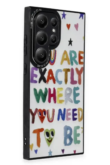 Newface Samsung Galaxy S24 Ultra Kılıf Mirror Desenli Kapak - Mirror - 10 resmi