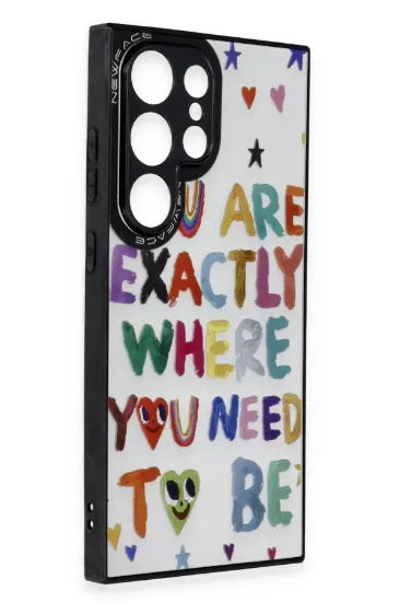 Newface Samsung Galaxy S24 Ultra Kılıf Mirror Desenli Kapak - Mirror - 10 resmi
